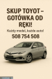 Skup aut Toyota Auto skup Toyota /Każdy model, każde auto!